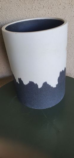Tall Black/White Designer Planter