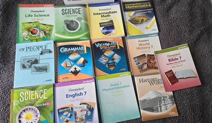 Parents Kit For Abeka Homeschool 7th Grade Like New Condition