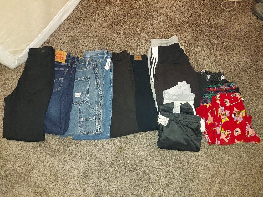 14 Mens/boys Pants (New)