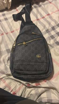 Desinger Blk Cross Over Bag 