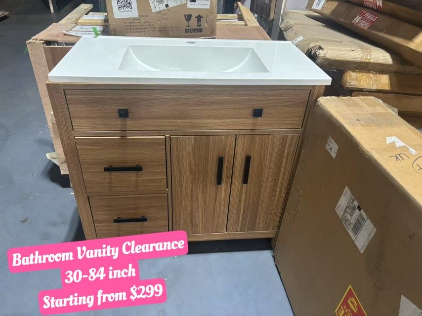Bathroom Vanity Clearance,30-84 inch (2)