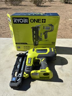 Ryobi- AirStrike Finish Nailer-18 Gauge 18V Tool Only