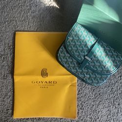 Goyardine Belvedere II PM Messenger Bag Green