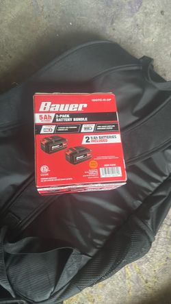 Bauer 2pack 5ah battery bundle