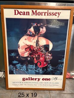Dean Morrissey Signed Framed Print The Christmas Ship