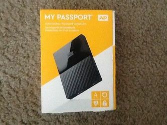WD 4TB harddrive