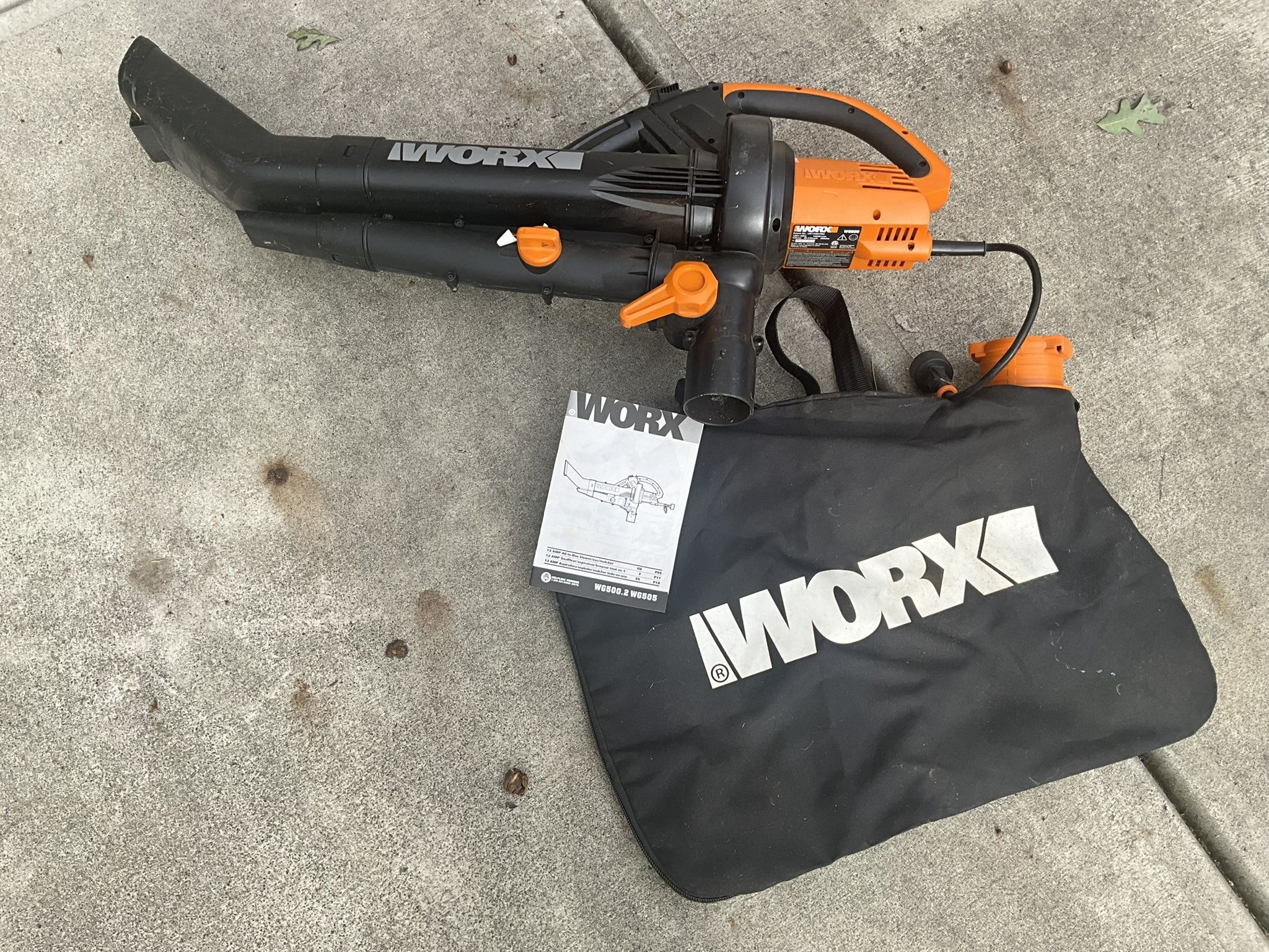 WORX Electric Blower/Mulcher/Vacuum