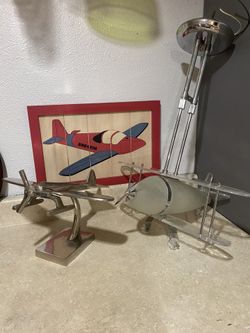 Airplane lamp , frame , model