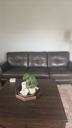 3 piece leather living room set