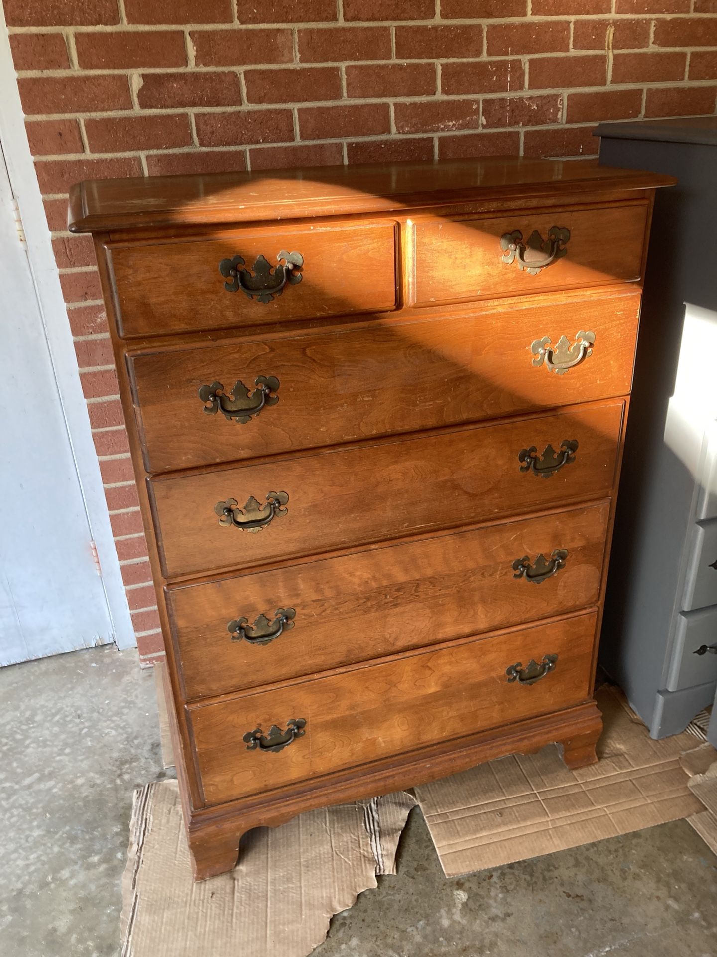 Heywood-Wakefield Solid Wood Dresser
