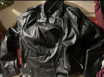 Forever 21 Women's Leather Jacket Size 2XL Black