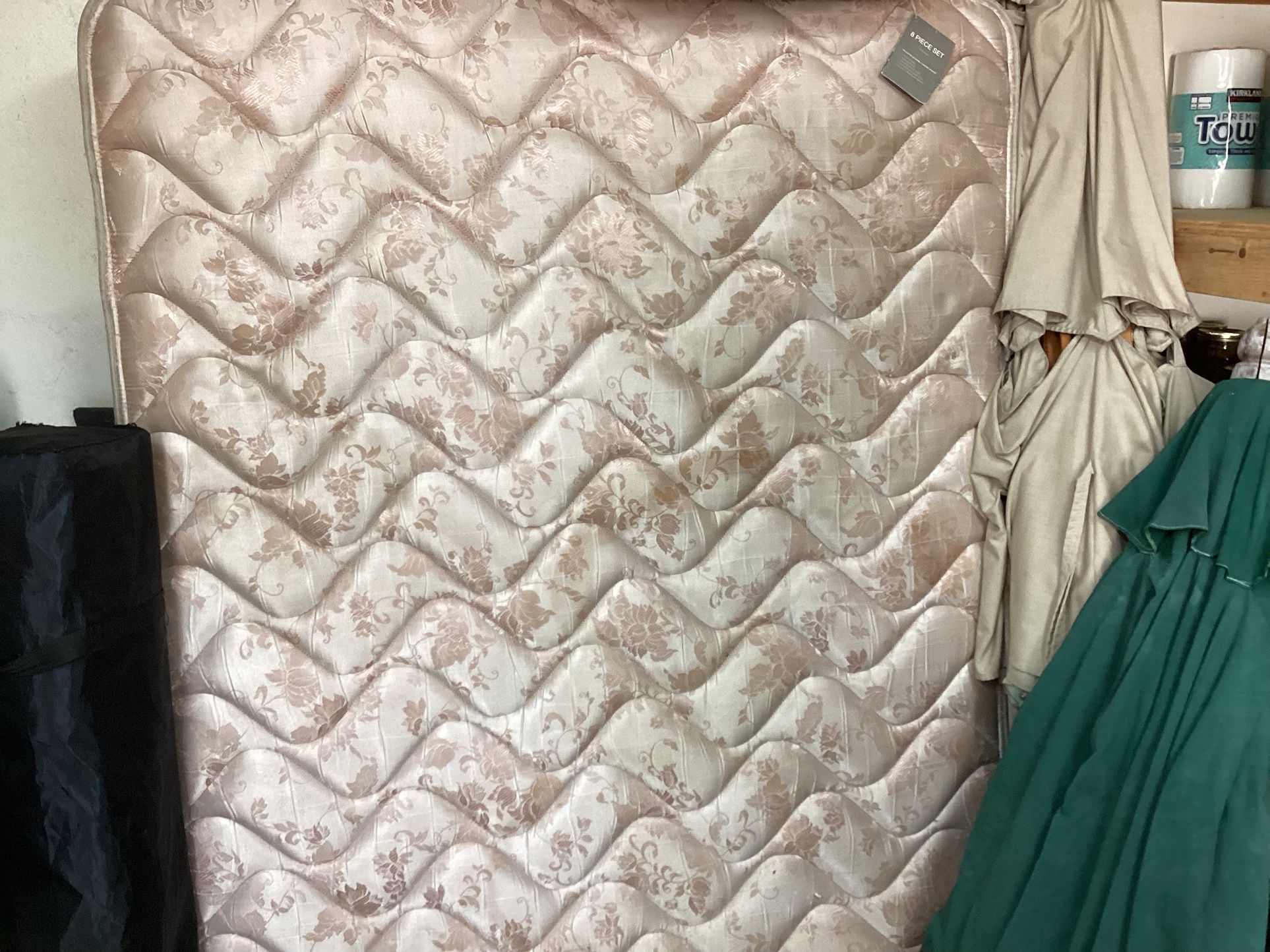 Very Clean Mattress And Box spring includes a metal bed frame