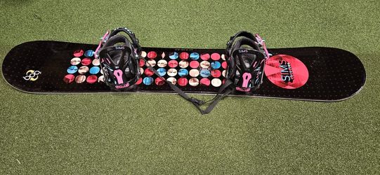 Sims Women's Snowboard With Sims Bindings
