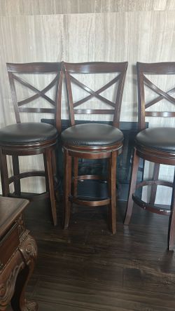 Wooden Barstool 