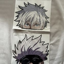 Jujutsu Kaisen Satoru Gojo Car Decal Peeker Stickers 