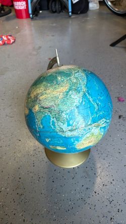Rand McNally world globe