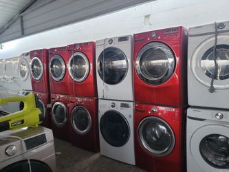 Lg stackabale frontload washer & dryer