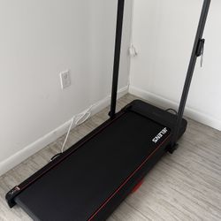 2 in 1 Treadmill, Walking Pad With Remote Control LED Display, Portable for Home/Office, 2.5HP Folding, 265lbs Weight Capacity