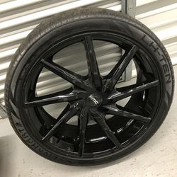 24 Inch Rim (ONLY ONE) Just 1 Rim and Tire