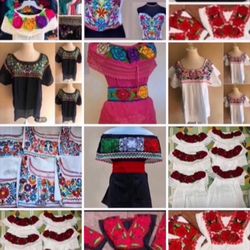 Beautiful Méxican Blouses - Variedad de Hermosas Blusas Méxicanas 