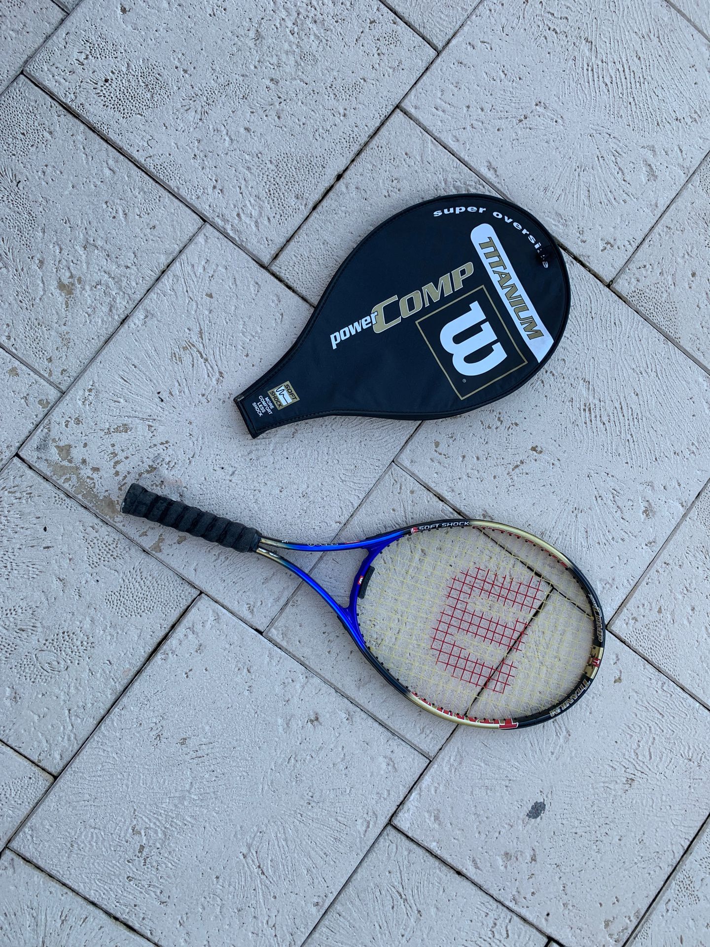 Wilson titanium oversized tennis racket