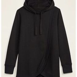 Old Navy Maternity Vintage Cross-Front Nursing Tunic Hoodie. Size XS. Brand New
