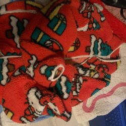 Hello Kitty Poofy Christmas Jacket