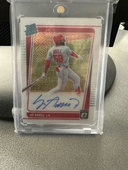 Jo Adell Rated Rookie Auto – Donruss Optic On Card Autograph 🔥 Angels