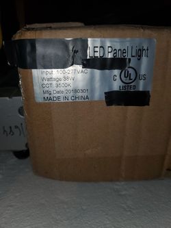 (2pcs) 2'x4' Edge lit Led