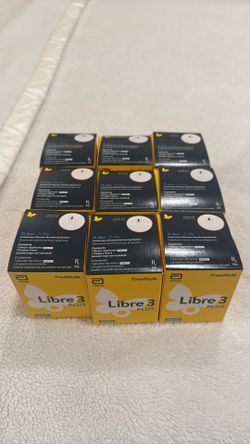 Libre 3 Plus sensors - lot date 7/31/26. Brand new in sealed box. $55 each
