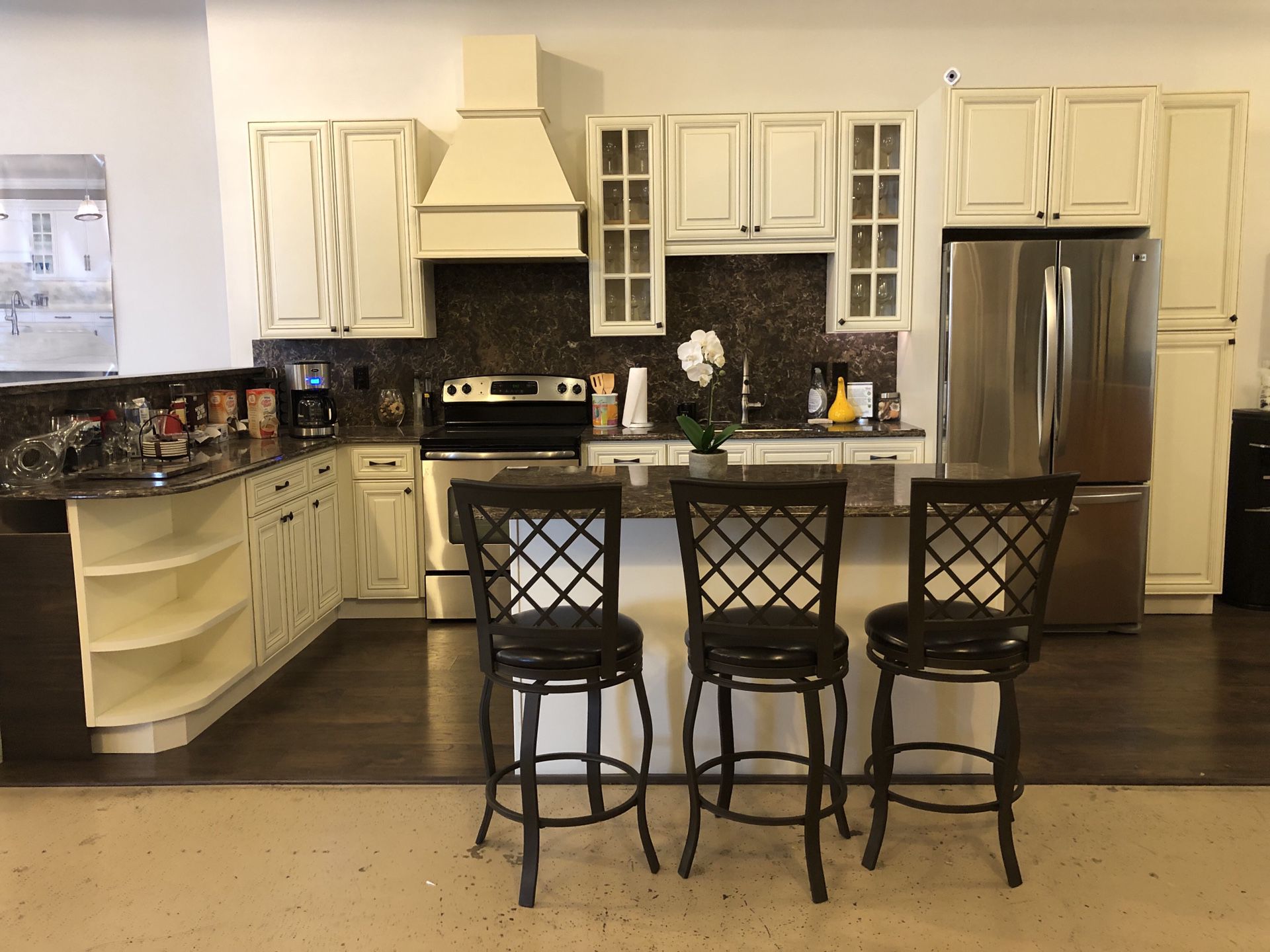Kitchen Display - Cabinets and Cambria Countertop