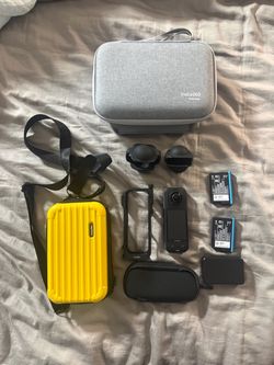 Insta360 X5 8K 360 Camera Bundle – 2 Batteries + 512GB + Accessories