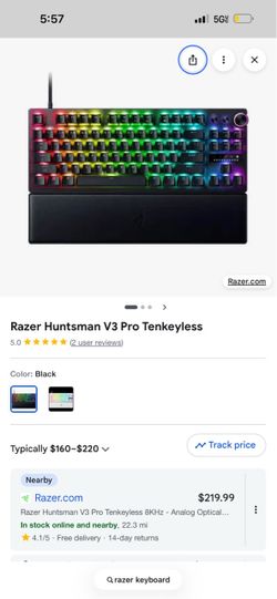 Razer keyboard