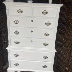 White Dresser Wood  