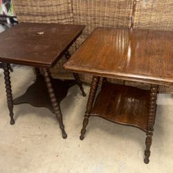 Antique Side Tables 
