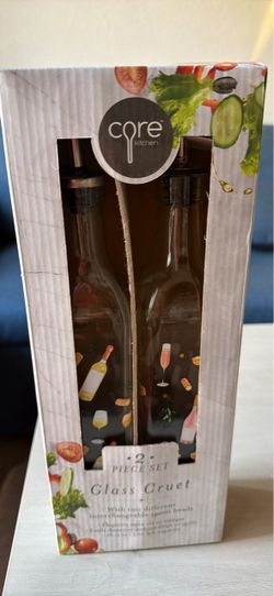 Core Kitchen Glass Cruet 2-Piece Set
