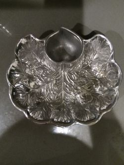 Wilton Armetale Chip/Veggie Dip Bowl