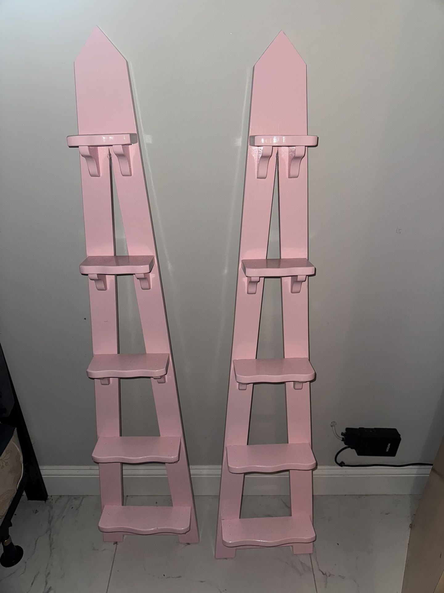 Pink Wall Shelving