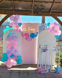 Baby Shower Ballenas Decoration 🥳