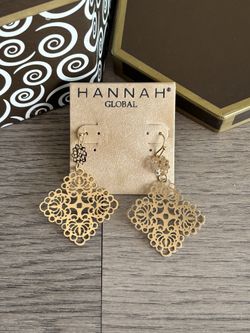 Elegant Filigree Drop Earrings