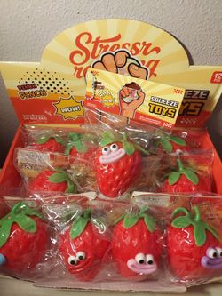 Funny Face Strawberry Squishy