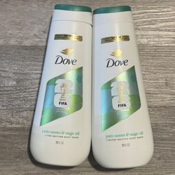 Dove FIFA Palo Santo & Sage Oil Body Wash $6 Each 