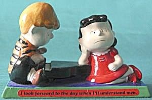 Vintage Peanuts Figure Lucy And Schroeder At Piano