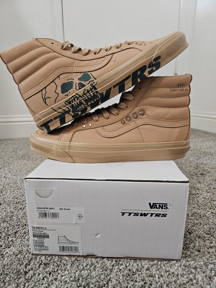 Vans X TTSWTRS OG Sk8 Hi - Size 10.5M