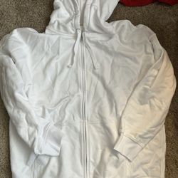Men’s White H&M Heavyweight Hoodie 3XL