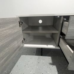 Modern Media Console with Drawers
