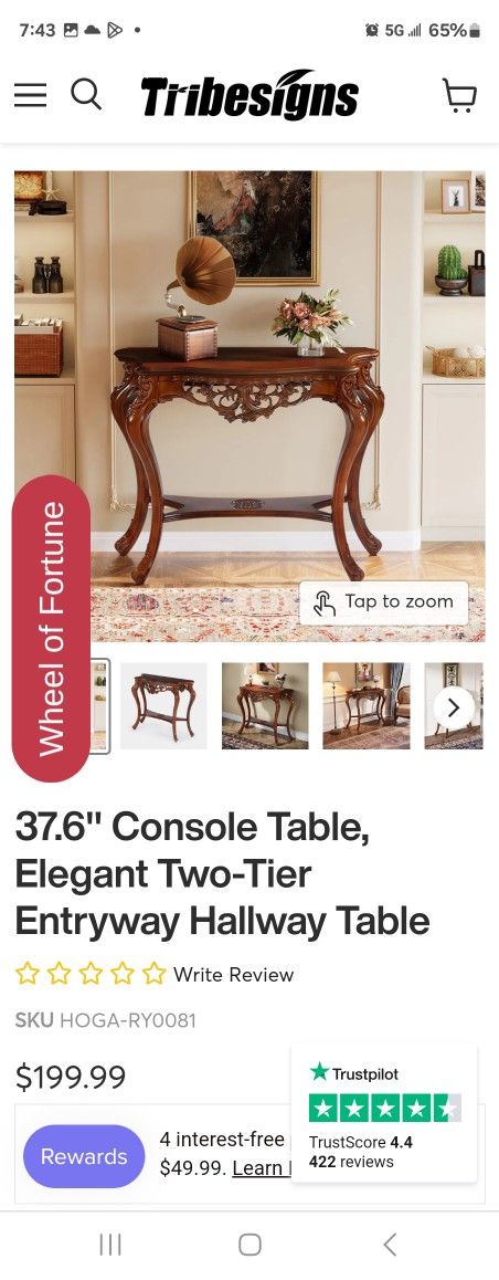 Table Elegant Two Tier