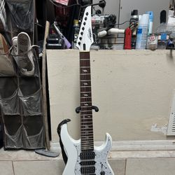 Legator Ninja Special 7, Gloss White Electric Guitar 