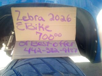 2026 Zebra electric scooter