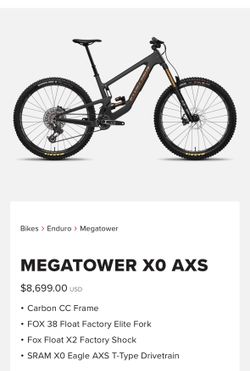 2025 SantaCruz Megatower CC